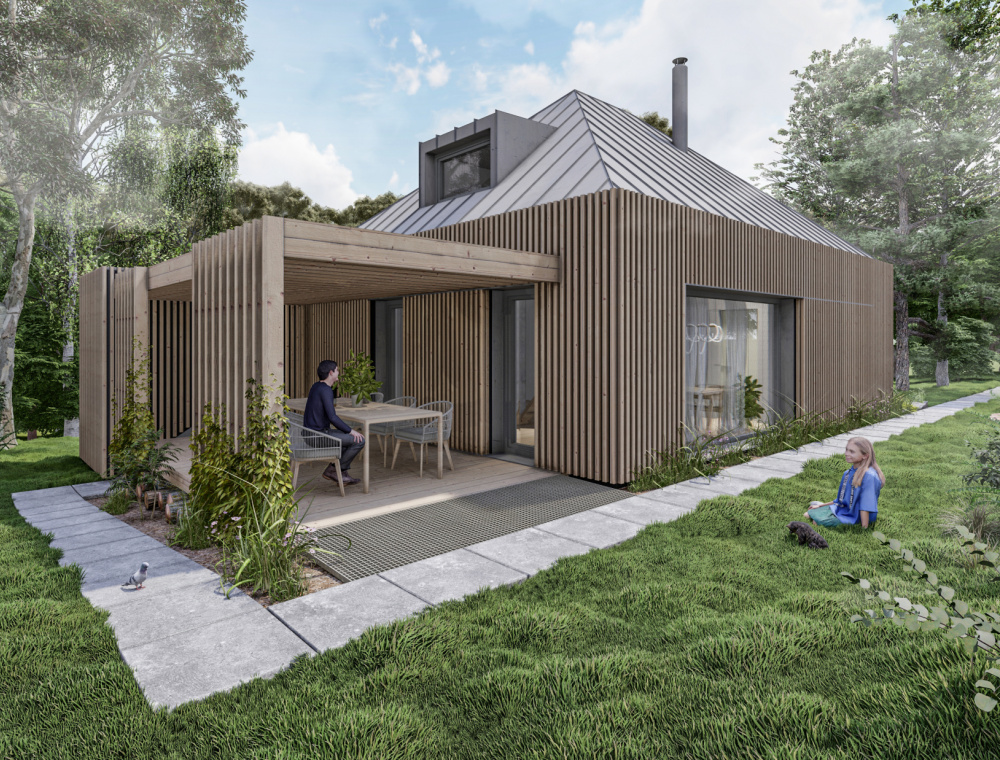 Projekty / Chata Smolenice - foto